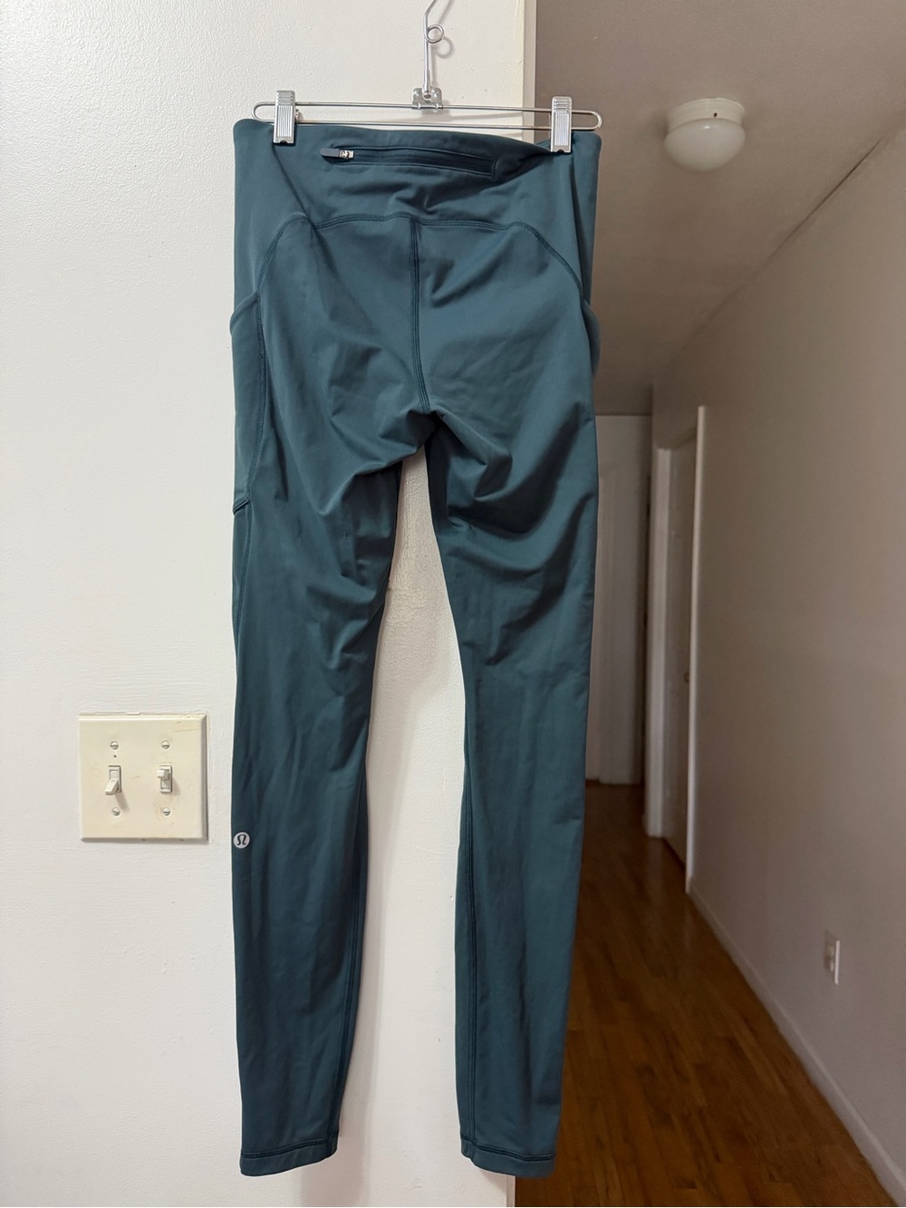 lululemon teal blue high-rise workout leggings